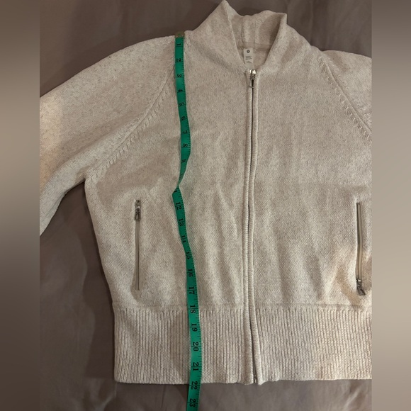 Lululemon cotton blend full zip sweater - Picture 9 of 10
